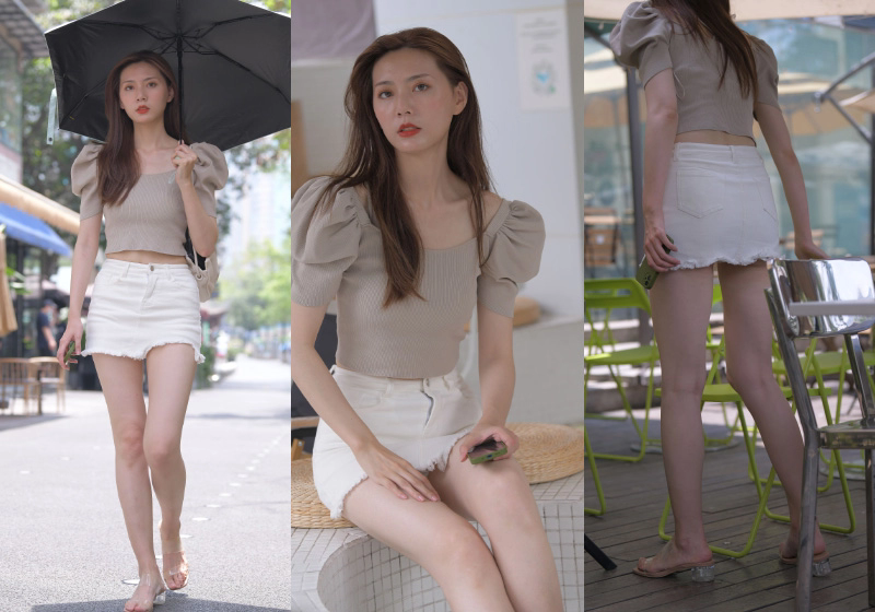 1019、[街拍]M926.白裙美女[视频图片27.24G]
