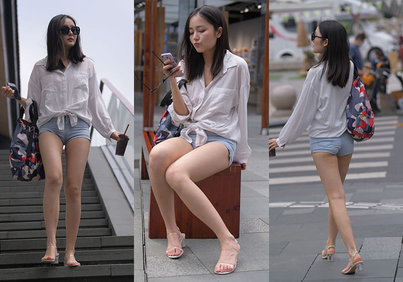 1090、[街拍]M883.热裤美女[视频图片24.7G]