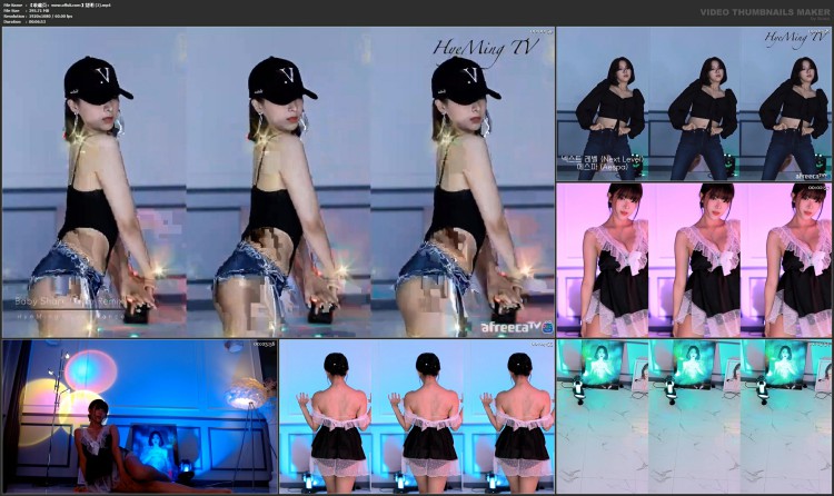 1123、AfreecaTv韩国BJ慧明精选舞蹈合集[33v8.3G]