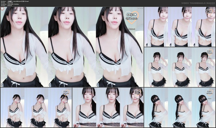 1135、AfreecaTv韩国BJ尤希精选舞蹈合集[19v3.6G]