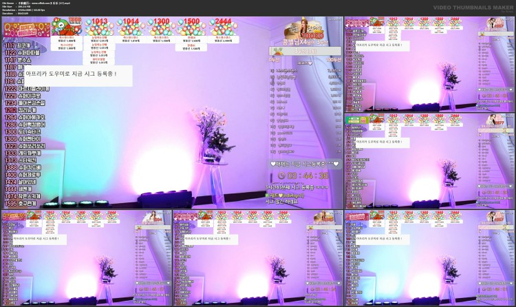 1140、freecaTV韩国BJ采采舞蹈录制合集[28v5.5G]