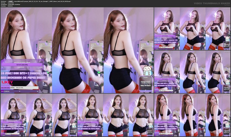 1144、Twitch直播混血美女Lyasyaa热舞小合集[20V2.7G]