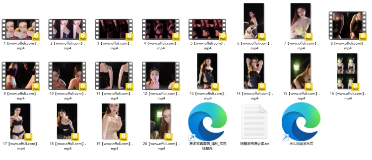 1317、漂漂直播汐汐酱精选舞蹈合集[20v2.13G]
