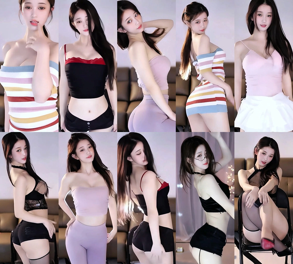 1527、[主播]斗鱼直播小淼小软软精选热舞无水剪辑[9V1.74G]